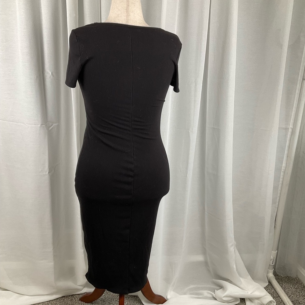 Bebe Calf Leg Dress Short Sleeve - Picture 2 of 3